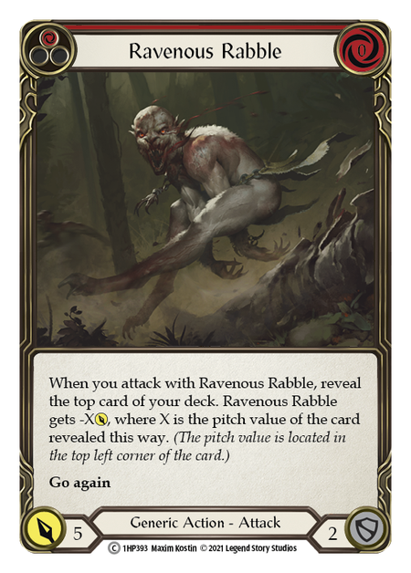 Ravenous Rabble (Red) | Common