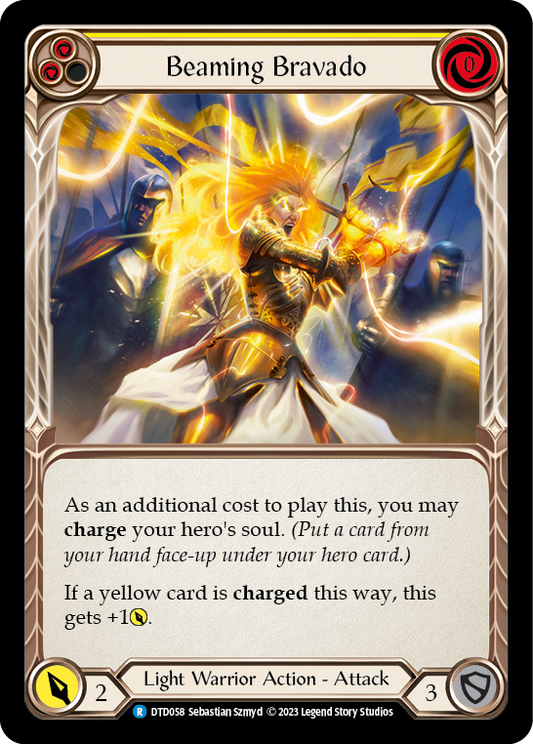 Beaming Bravado (Yellow) | Rare [Rainbow Foil]