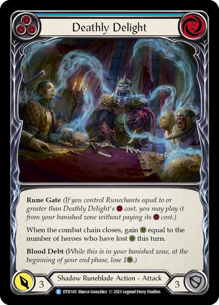 Deathly Delight (Blue) | Rare [Rainbow Foil]