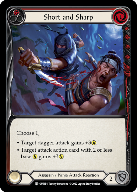 Short and Sharp (Red) | Common [Rainbow Foil]