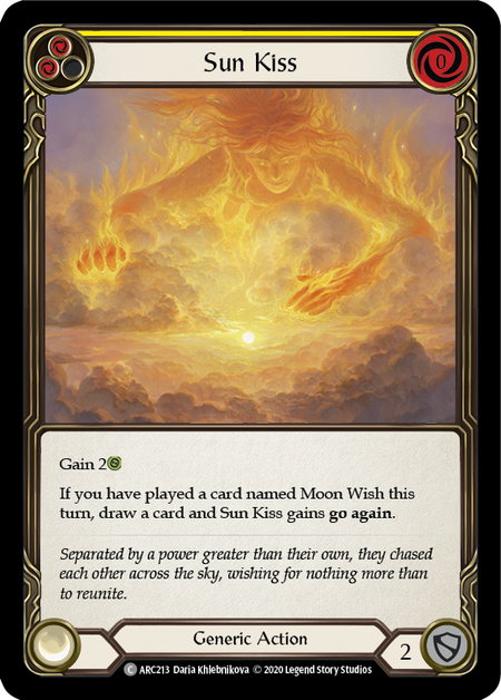 Sun Kiss (Yellow) | Common [Rainbow Foil] - Unlimited