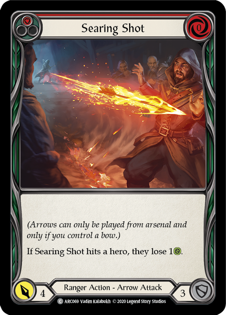 Searing Shot (Red) | Common [Rainbow Foil] - Unlimited