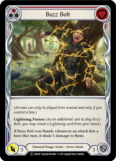 Buzz Bolt (Red) | Common [Rainbow Foil] - Unlimited