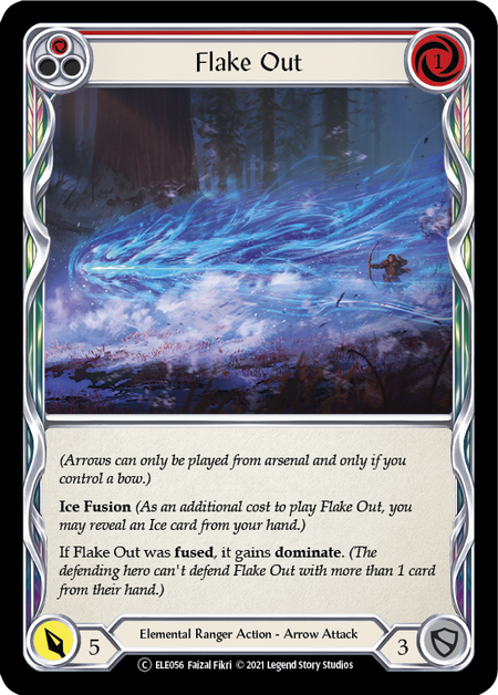 Flake Out (Red) | Common [Rainbow Foil] - Unlimited