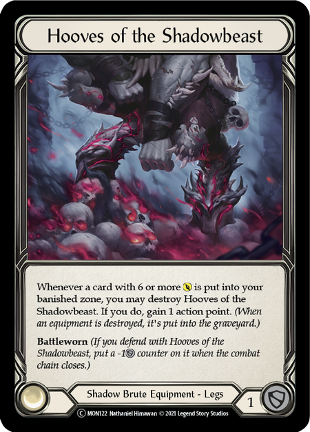 Hooves of the Shadowbeast | Common [Rainbow Foil] - Unlimited