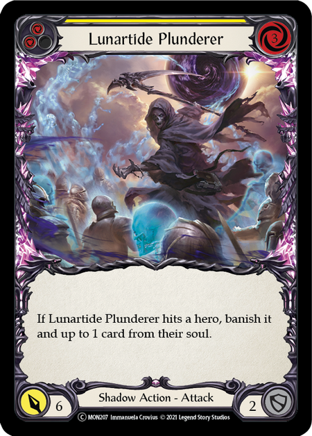 Lunartide Plunderer (Yellow) | Common [Rainbow Foil] - Unlimited