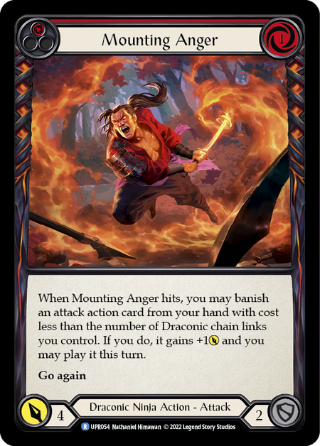 Mounting Anger (Red) | Rare [Rainbow Foil]